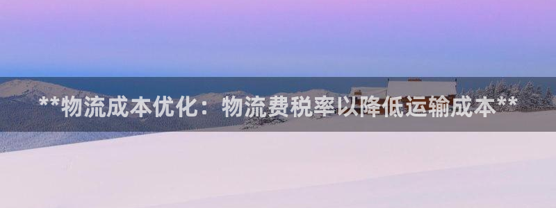 28圈p图上分下款通道：**物流成本